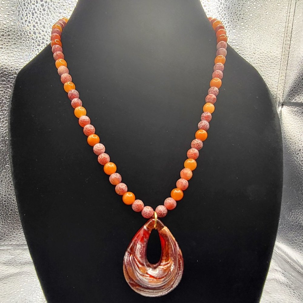 Unique handmade necklace SIZE: 26